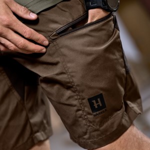 Spodenki Harkila Fjell Dark earth / shadow brown
