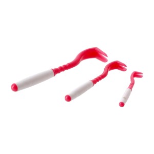 Kleszczołapki przyrząd do usuwania kleszczy Tick Twister® Clipbox Trio z brelokiem, różowe 3 szt.