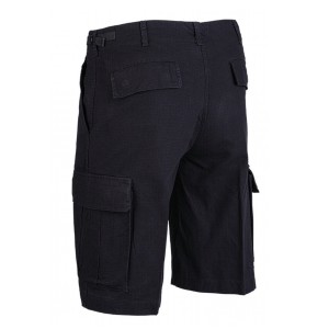 Bermudy męskie Mil-Tec Ripstop czarne