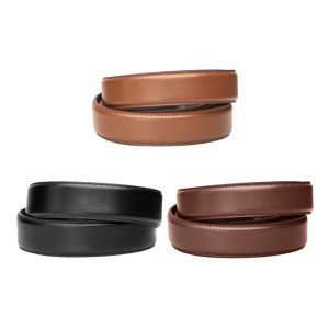 Pas strzelecki Kore Essentials Armortek Leather bez klamry brązowy