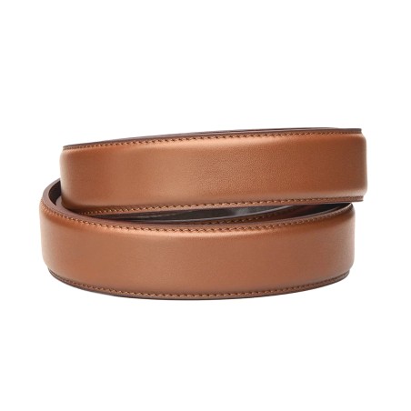 Pas strzelecki Kore Essentials Armortek Leather bez klamry jasnobrązowy