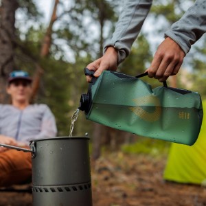 Bukłak na wodę składany HydraPak Seeker Bottle 4 l sage green
