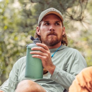 Butelka składana HydraPak Flux Bottle 1,5 L - sage green