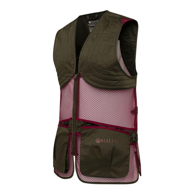 Kamizelka strzelecka Beretta Full Mesh Vest Cordovan Spirit Bark