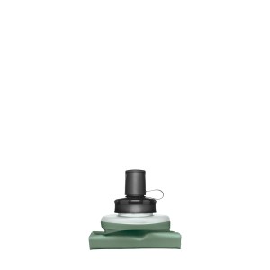 Miękka butelka HydraPak PackFlask Kit 500 ml w kieszonce - sage green