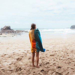 Ręcznik turystyczny Lifeventure Recycled SoftFibre Trek Towel Giant - sun