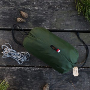 Hamak TigerWood Ważka V1 z moskitierą Double Zip, zielony