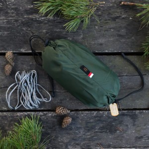 Hamak TigerWood Ważka V2 z moskitierą Double Zip, zielony