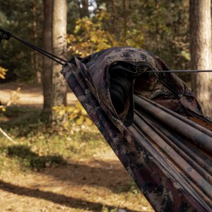 Hamak TigerWood Ważka V2 z moskitierą Pocket, kamuflaż