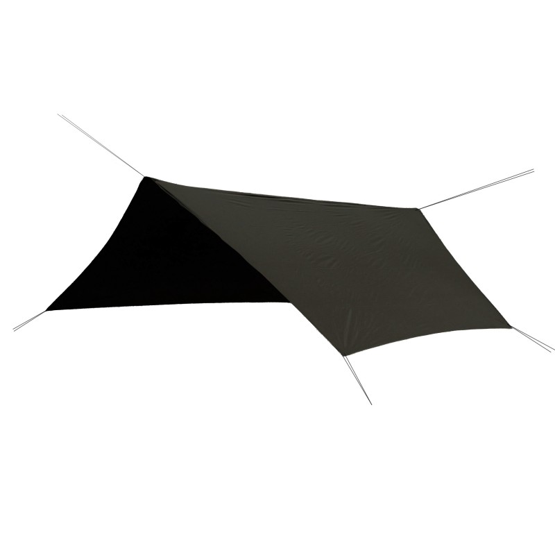 Tarp TigerWood T2 3x3, ciemny khaki/czarny