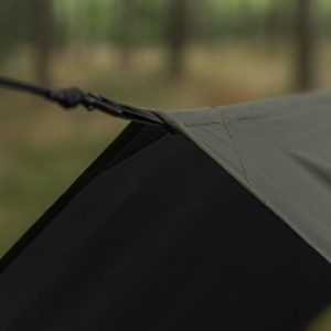 Tarp TigerWood T2 3x4, oliwkowo/czarny