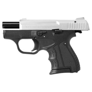 Pistolet hukowy STALKER M906 BAS kal .22 Long Blank (6 mm) alarmowo sygnałowy Matowy Chrom ZESTAW STARTOWY