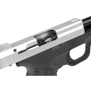 Pistolet hukowy STALKER M906 BAS kal .22 Long Blank (6 mm) alarmowo sygnałowy Matowy Chrom ZESTAW STARTOWY