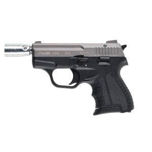 Pistolet hukowy STALKER M906 BAS kal .22 Long Blank (6 mm) alarmowo sygnałowy tytan ZESTAW STARTOWY