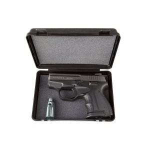 Pistolet hukowy STALKER M906 BAS kal .22 Long Blank (6 mm) alarmowo sygnałowy tytan ZESTAW STARTOWY