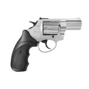 Rewolwer hukowy ZORAKI R1-K6L BAS lufa 2,5" kal .22 Long Blank (6 mm) alarmowo sygnałowy chrom błysk ZESTAW STARTOWY
