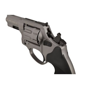 Rewolwer hukowy ZORAKI R1-K6L BAS lufa 2,5" kal .22 Long Blank (6 mm) alarmowo sygnałowy tytanowy ZESTAW STARTOWY