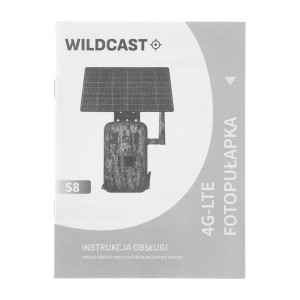 Kamera fotopułapka WildCast S8 GSM + panel solarny + karta pamięci 32 GB
