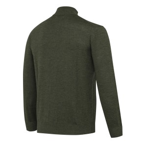 Sweter męski Beretta Merino Half Zip, zielony