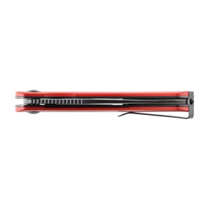 Nóż Składany Trollsky Knives Mandu XL MT021-XL Liner Lock Black 14C28N Red G10