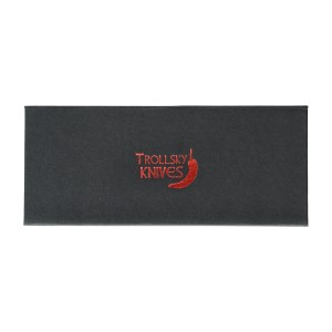 Nóż Składany Trollsky Knives Mandu XL MT021-XL Liner Lock Black 14C28N Red G10