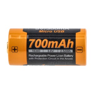 Akumulator Fenix USB ARB-L16UP (16340 RCR123 700 mAh 3,6 V)