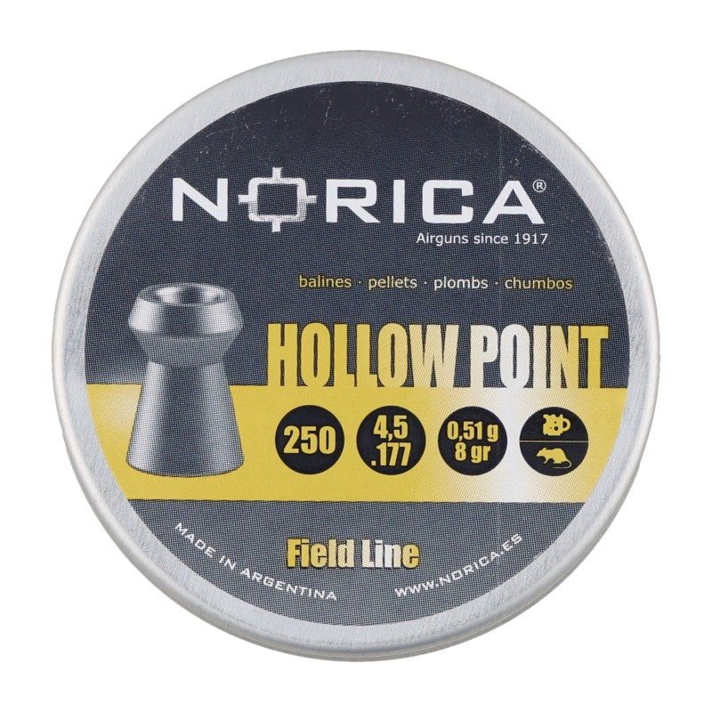 Śrut Norica Hollow Point 4,5 mm 250 szt.