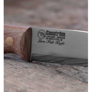 Nóż Casström Lars Fält Canvas Micarta A8 Leather