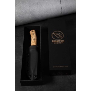 Nóż Casström No.10 SFK Curly Birch Sleipner Kydex