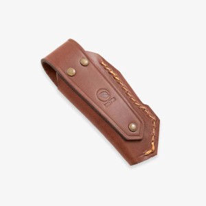 Etui na nóż Casström Lars Fält Folder, koniak