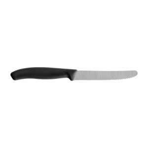 Nóż kuchenny Victorinox Swiss Classic 6.7833 ząbkowany z zaokrąglonym czubkiem czarmy