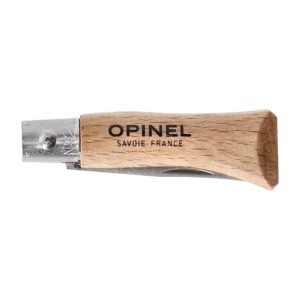 Nóż składany Opinel 02 inox buk
