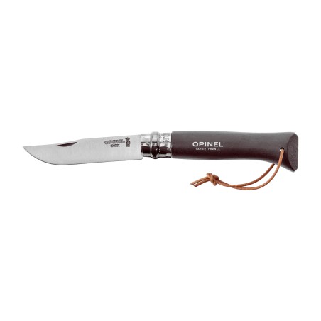 Nóż składany Opinel Colorama 08 inox grab brązowy