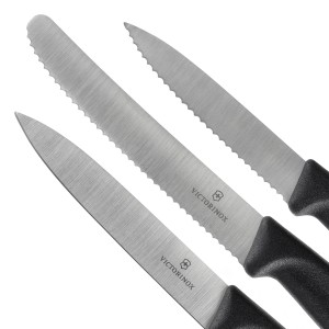 Zestaw noży kuchennych Victorinox Swiss Classic 6.7113.34 3 szt. czarny