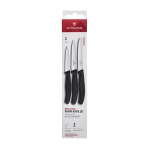 Zestaw noży kuchennych Victorinox Swiss Classic 6.7113.34 3 szt. czarny