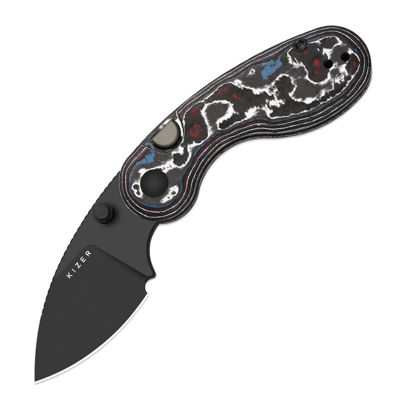 Nóż Kizer Microbe Fat Carbon M390