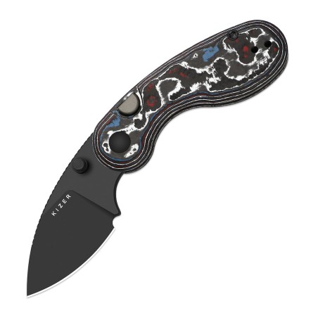 Nóż Kizer Microbe Fat Carbon M390