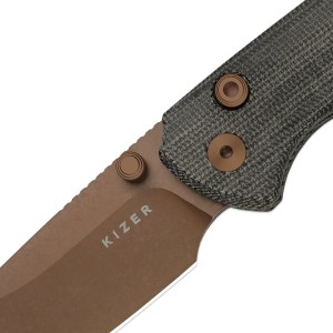 Nóż Kizer T1 BD Norplex UltreX Micarta Nitro-V