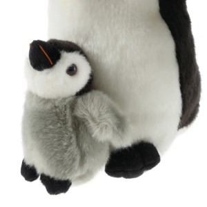 Maskotka Uni-Toys Pingwin z dzieckiem 26 cm
