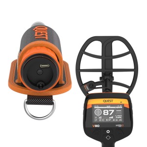 Wykrywacz metali Quest V80 + Xpointer Max z magiczną kaburą