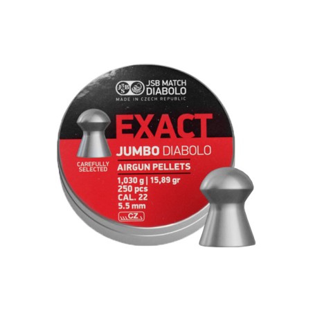 Śrut diabolo JSB Exact Jumbo 5,50 mm 250 szt.