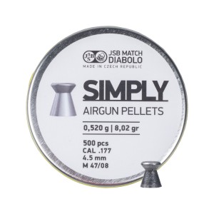 Śrut diabolo JSB Simply 4,5 mm 500 szt. 0,520 g