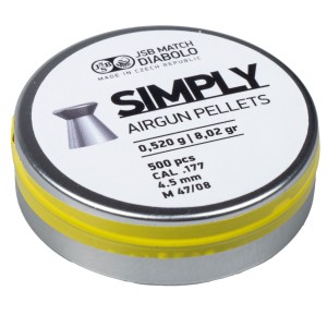 Śrut diabolo JSB Simply 4,5 mm 500 szt. 0,520 g