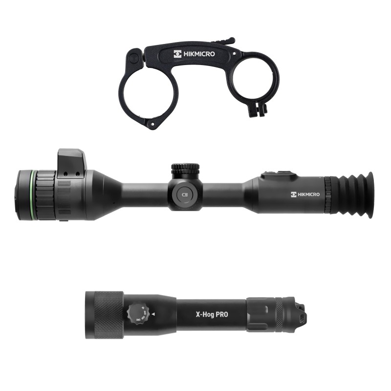 Celownik noktowizyjny noktowizor HIKMICRO Alpex 4K LRF + iluminator laserowy X-hog Pro 850/940 nm