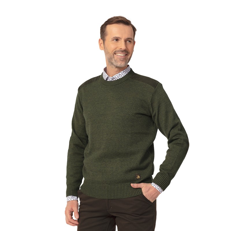 Sweter męski myśliwski Tagart Carlos 2 zielony