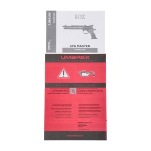 Pistolet wiatrówka PCP UX SPA Master 4,5 mm CO2 7,5 J