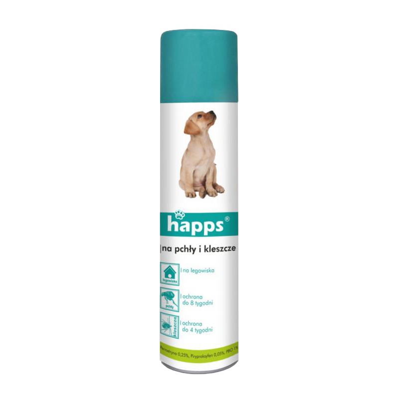 Spray Happs na pchły i kleszcze 250 ml