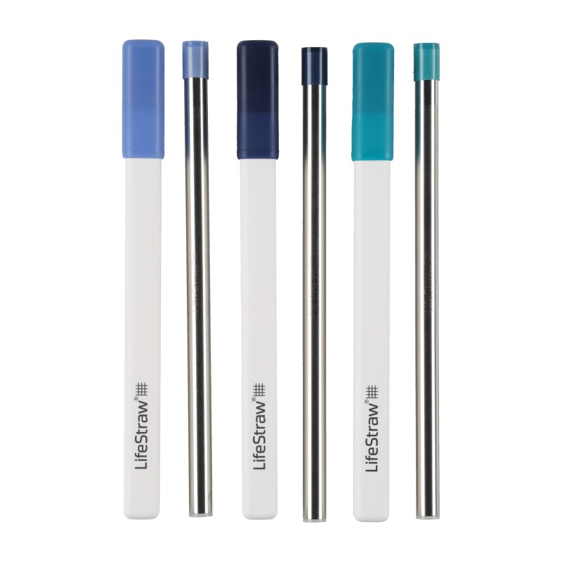 Filtr do wody słomka LifeStraw Sip 3 pack - stormy, laguna, midnight blue