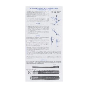Pałka teleskopowa ESP Baton 16" czarna hartowana