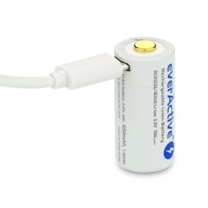 Akumulator everActive CR123A 3V Li-ion 700mAh mUSB